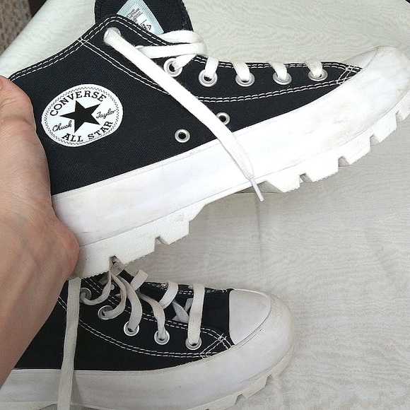 🎃Converse AllStar Platform shoes size 7 - Picture 2 of 9